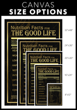 Load image into Gallery viewer, Good Life Nutrition Facts