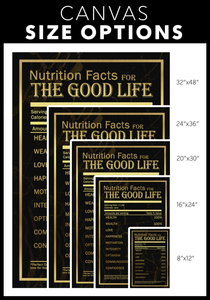 Good Life Nutrition Facts