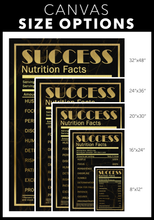 Load image into Gallery viewer, Success Nutrition Facts