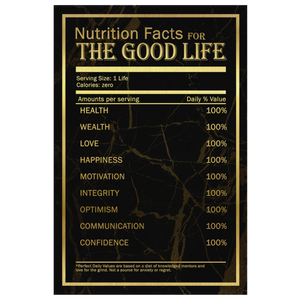 Good Life Nutrition Facts