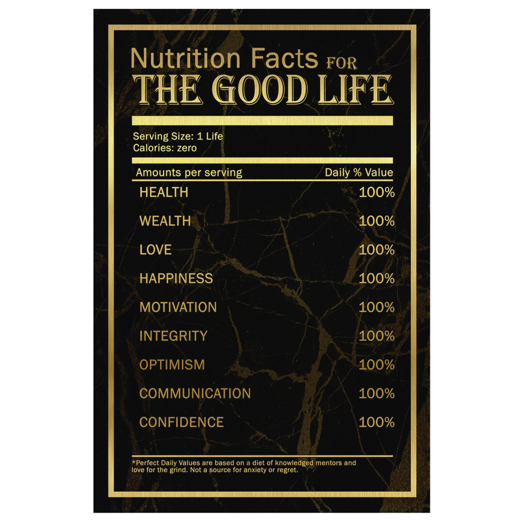 Good Life Nutrition Facts